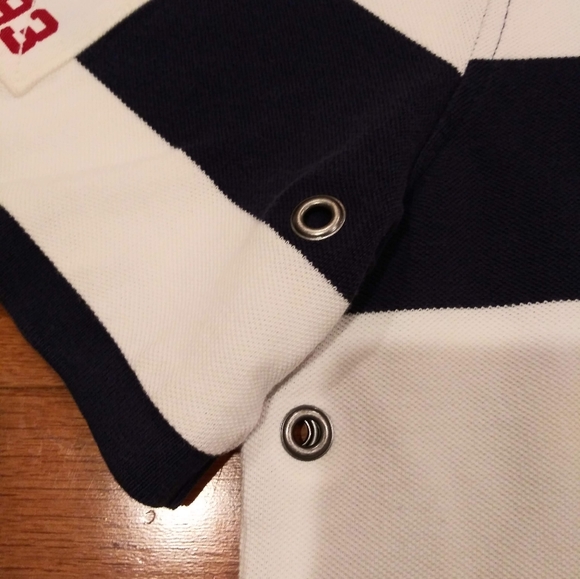 Polo Ralph Lauren CP-93 Regatta Rugby Polo Shirt. Sz. S. Blue/White. $225 - Picture 5 of 9
